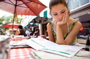 woman-looking-at-menu